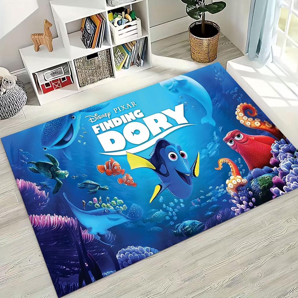 3D Ковер Мультяшный В Поисках Немо Подводный Мир для Спальни Гостиной Дивана Дома, Большой Детский Нескользящий Коврик для Пола, Подарок