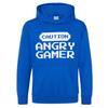 AWD Childrens/Kids Caution Angry Gamer Hoodie