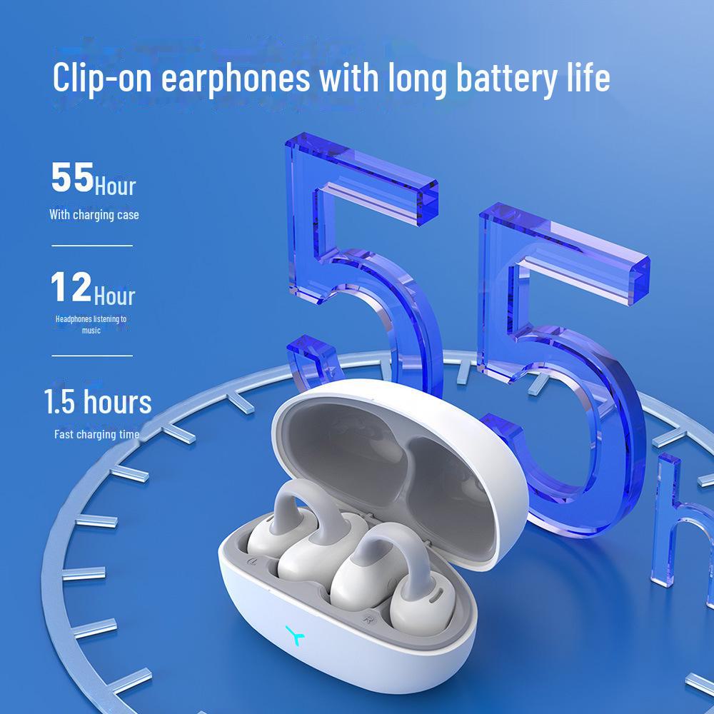 Спортивная гарнитура Bluetooth 5.3 с заушным креплением TWS с интеллектуальным шумоподавлением