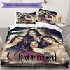 Charmed Pattern Bedding,Quilt Set Quilt Cover Pillowcase Home Birthday Gift(1 * duvet cover + 2 * pillowcase, without core)_lx