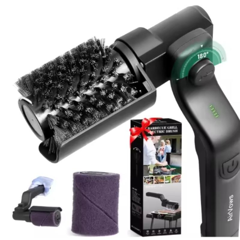 Electric Grill Brush for Cleaning Heavy - oil Stains on Grill Grates