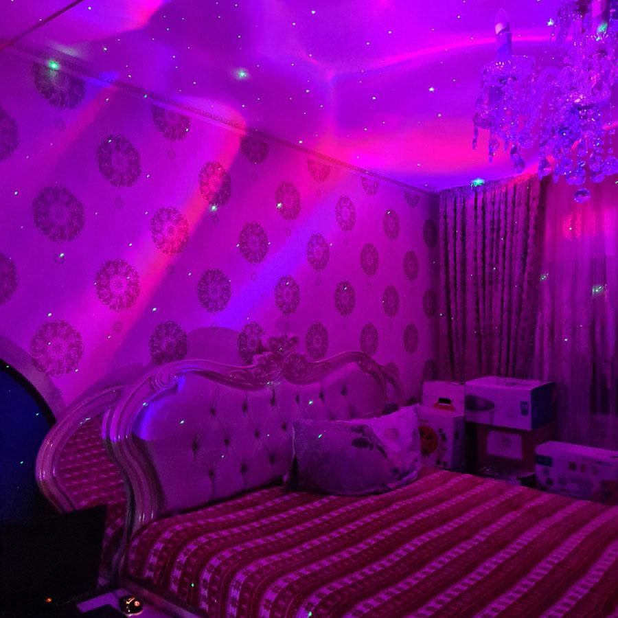 ESHINY RGB LED Aurora Night Star Sky Light Лазерный проектор Дискотека USB Туманность Облако Лампа Украшение Дети Дети Сцена Спальня Свет B222
