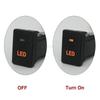 1Pc Orange LED Light Power On Off Steering Wheel Heat Switch Button For Mitsubishi Outlander Eclipse Cross Pajero Sport triton