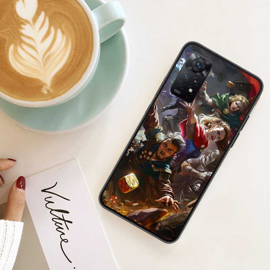 Игровой D-Dungeons D-Dragons D-DND Чехол для телефона Для Redmi 14C 12 12C Note 14S 13 14 Pro Plus K80 Pro 10 10A 10C 9 9A 9C 9T 8 8A TPU C