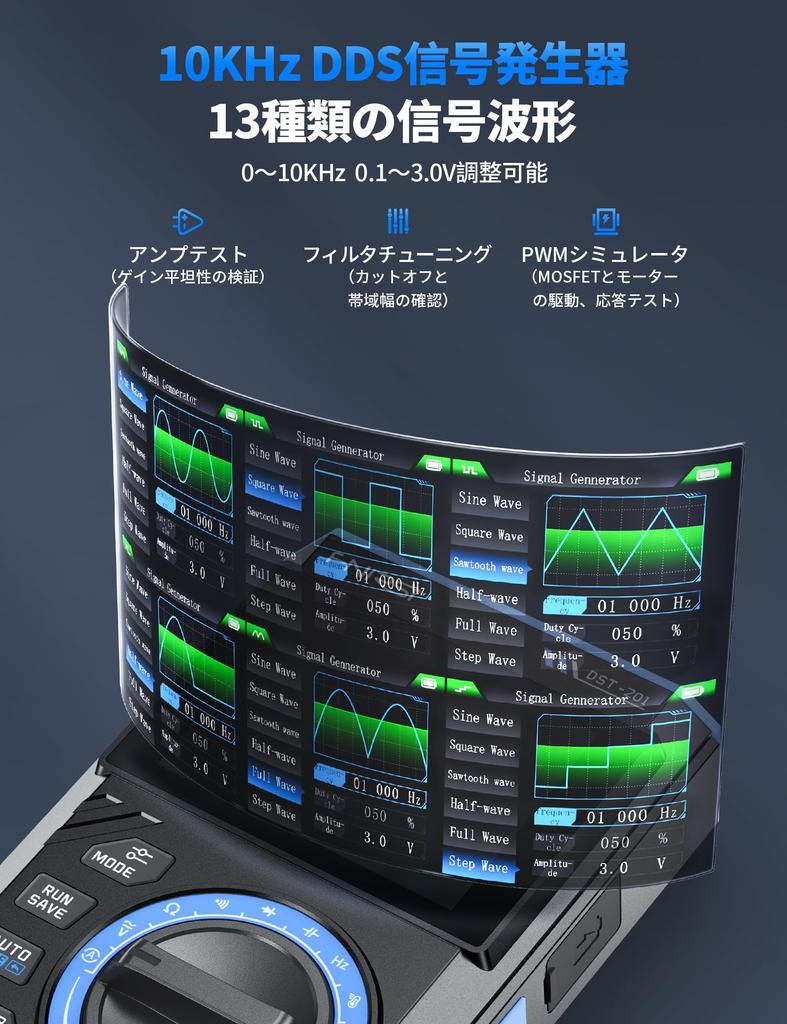 FNIRSI 19999 Отсчетов True RMS Большой 1 МГц Запись Выборки Портативный Цифровой Осциллограф Мультиметр Сигнал Автоматическое Измерение DST-201 3-в-1