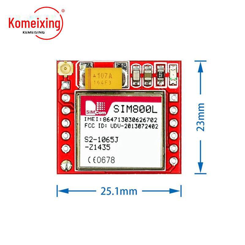 Модуль GSM SIM800L с GPRS-адаптером и слотом для карты Micro SIM