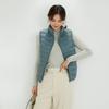 Autumn and winter new light down jacket women's casual down vest fashion vest stand-up collar vest thin vest jacket