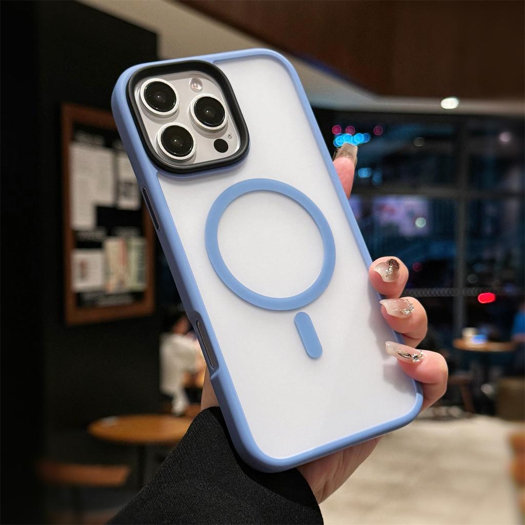 Подходит для чехла для мобильного телефона Apple 16 IPhone 15 ProMax Противоударный Магнитная присоска Magsafe 13