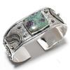 Ruby In Fuchsite  Handmade 925 Sterling Silver Cuff Bangle Y1c00