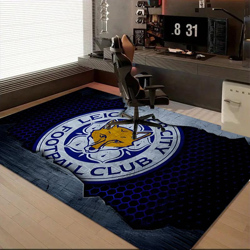 1PC Leicester City Football Club Floor Mat for Living Room, Game Rooms, Office, Bedroom, Office Floor Mat Playful Design, Christmas fan gifts