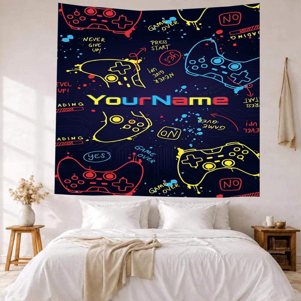 Roblox Custom Your Name Wall Decor Tapestry Art For Pet Memorial Birthdaywedding Party Backdrop Family Gift