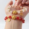 Chinese Style 2027 Sheep Year Bracelet Handmade Lightweight Unisex Wristband for Women Men Office Daily Wear Jewelry