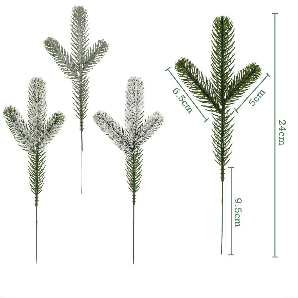 24 шт. Домашний DIY Венок Рождественская Елка Сосновые Ветви Украшение для Рождественской Елки Рождественский Венок