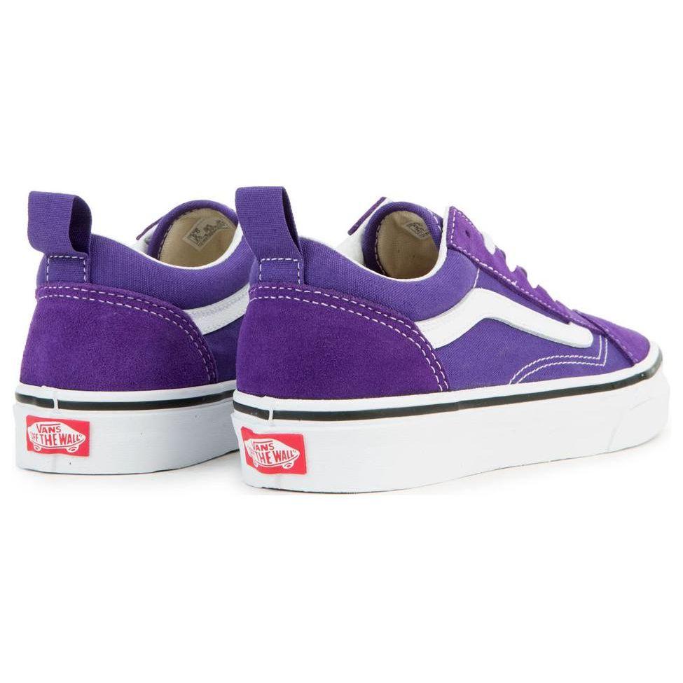 Vans Old Skool Elastic Lace Kids Heliotrope Kids Sneakers Purple True-White VN0A3QPG4ME