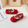Fashionable Soft Bottom Butterfly Knot Anti-Slip Children's Shoes Spring Autumn New Korean Style Girls Flat Sandals Baby