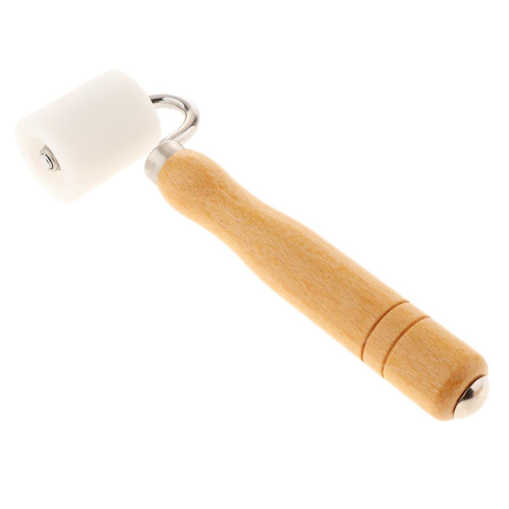 2 Piece Seam Roller POM Hand Pressure Roll DIY Tool Wooden