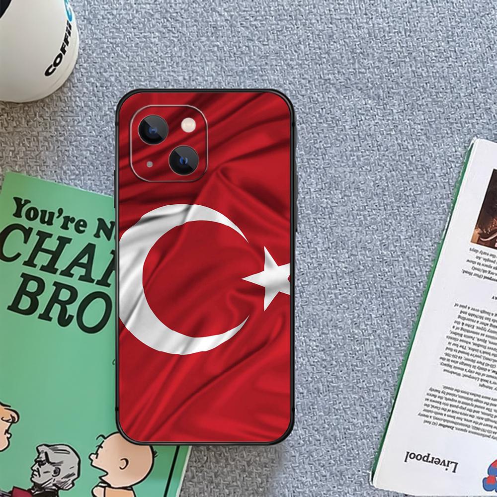 Чехол для телефона с турецким флагом Турции, чехол для Iphone Xiaomi Mi Samsung Galaxy Redmi Note AS 11 12 13 14 15 22 23 24 5G Pro Plus Max Fe Ultra