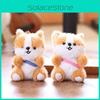 Animal Plush Corgi Dog Pendant With Short Plush Material For Bag Decor Accessories