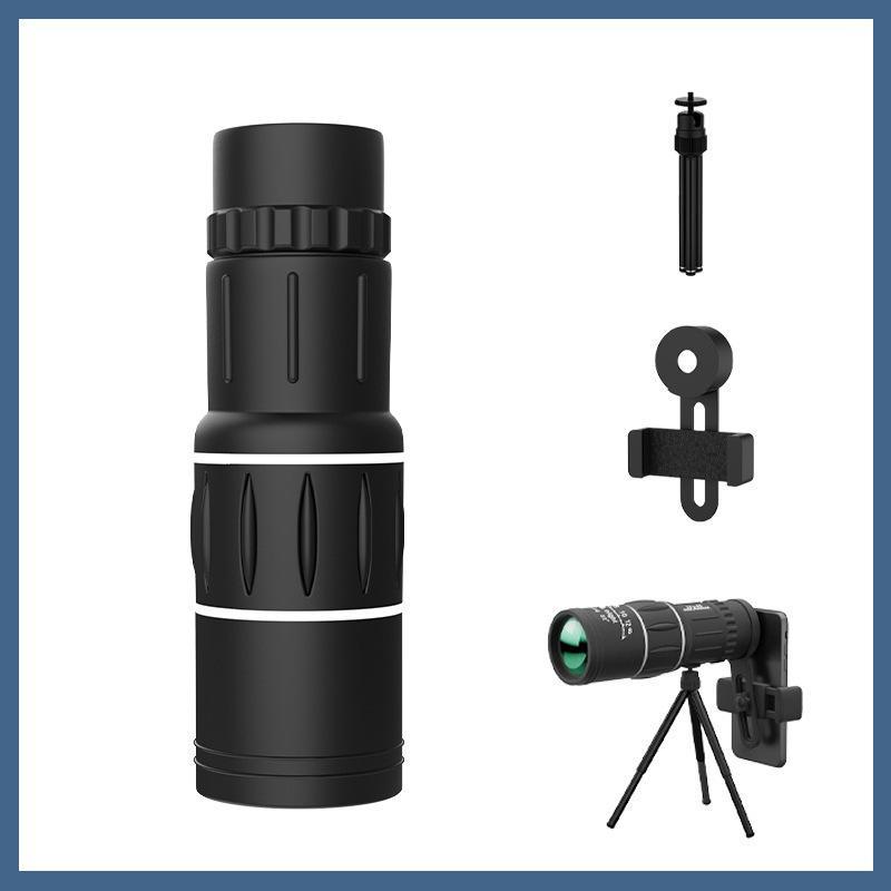 16X52 Monocular Telescope High-Power Dual Focus Optical Zoom For Enhanced Viewing Long-Range Spyglass For Adventure