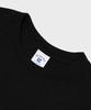 ROIDESROIS Ribbon Print Oversized Short Sleeve T-Shirt (Black)