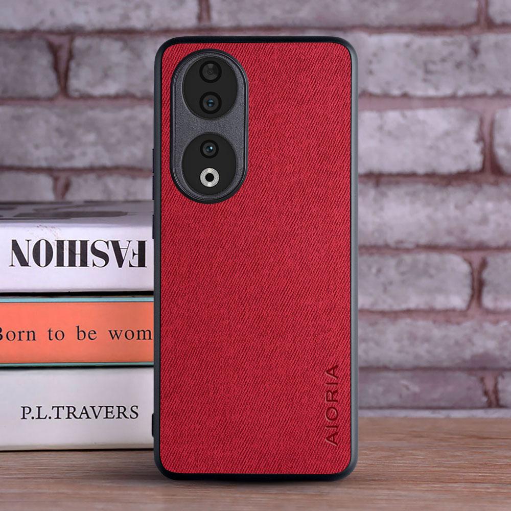 Чехол для Honor 90 Lite 70 50 200 Lite Pro Smart Honor 20 Nova 5T 5G Кожаный Мастер Жесткий Текстильный Кожаный Модный Чехол для Телефона