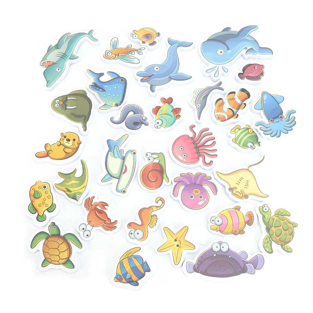 Детская ванна Океан Животные Пазл Игрушка Набор EVA Детская ванна Игрушка Пазл для ванны для душа и ванны