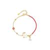 Retro Chinese Court Jade Rabbit Bracelet - Lucky Rabbit Bangle for Christmas and New Year Gifts.