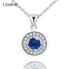 Женское ожерелье Lindon, кулон из медного сплава, циркон, модный подарок