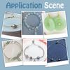 80 шт. Round Brass Silicone Spacer Beads для гальванического покрытия на стойке, Долговечное покрытие, Без кадмия и свинца, Платина, 4x3,5 мм, Отверстие: 0.7mm