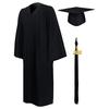Grad University Mortarboard Hat Graduation Gown Set 2023 Happy Graduation Bling Removable Tassel