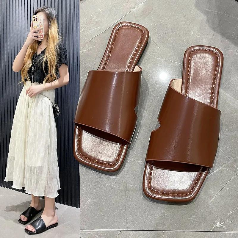 Модные женские туфли Flat Trailer 2024 Новые весенние и летние женские туфли на низком каблуке Удобные модные розовые белые черные большие размеры 43