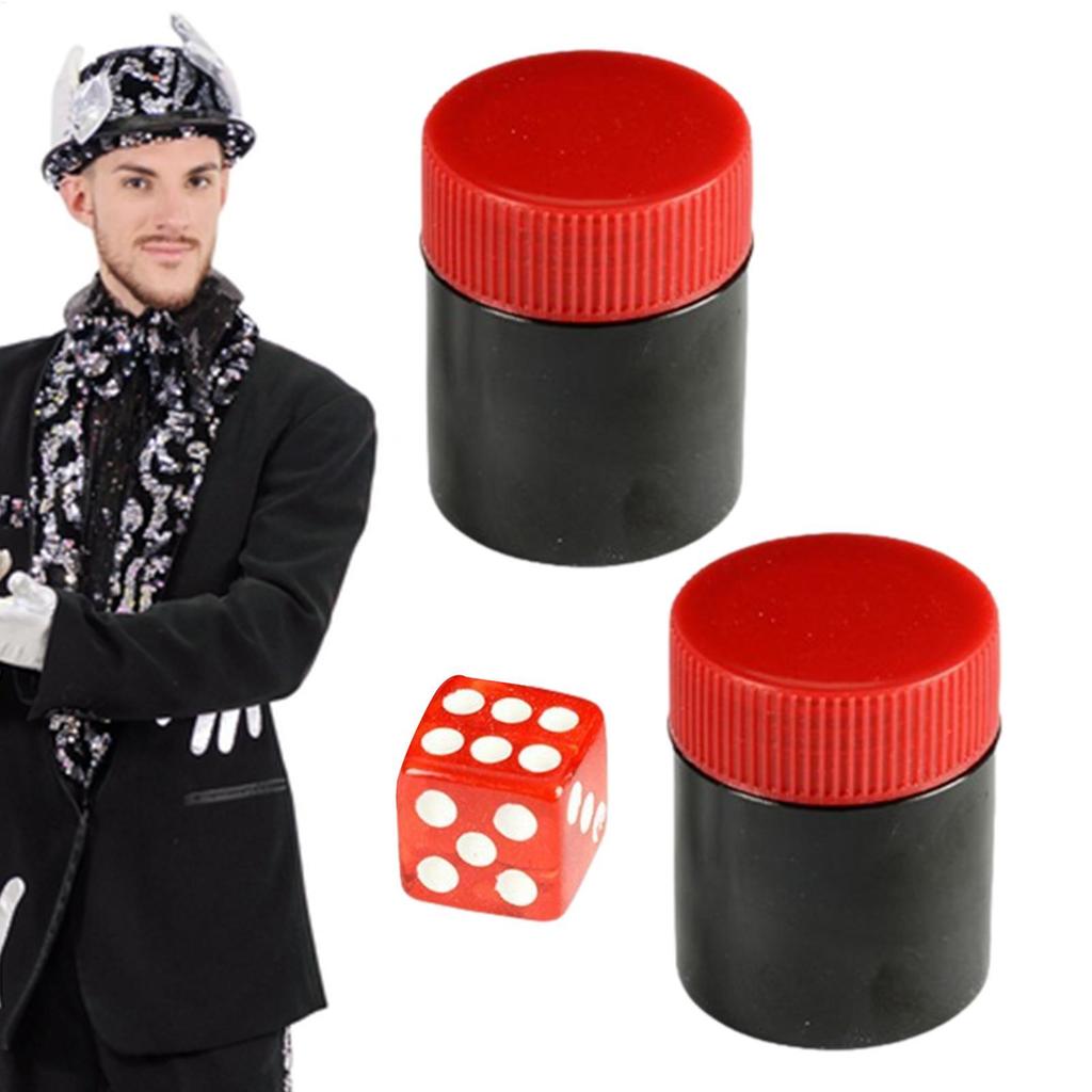 Magic Dice Game Funny Dice Toy Fun Kids Prank Gag Gift, Easy Close-Up Trick Props for Magic Show Practical Jokes