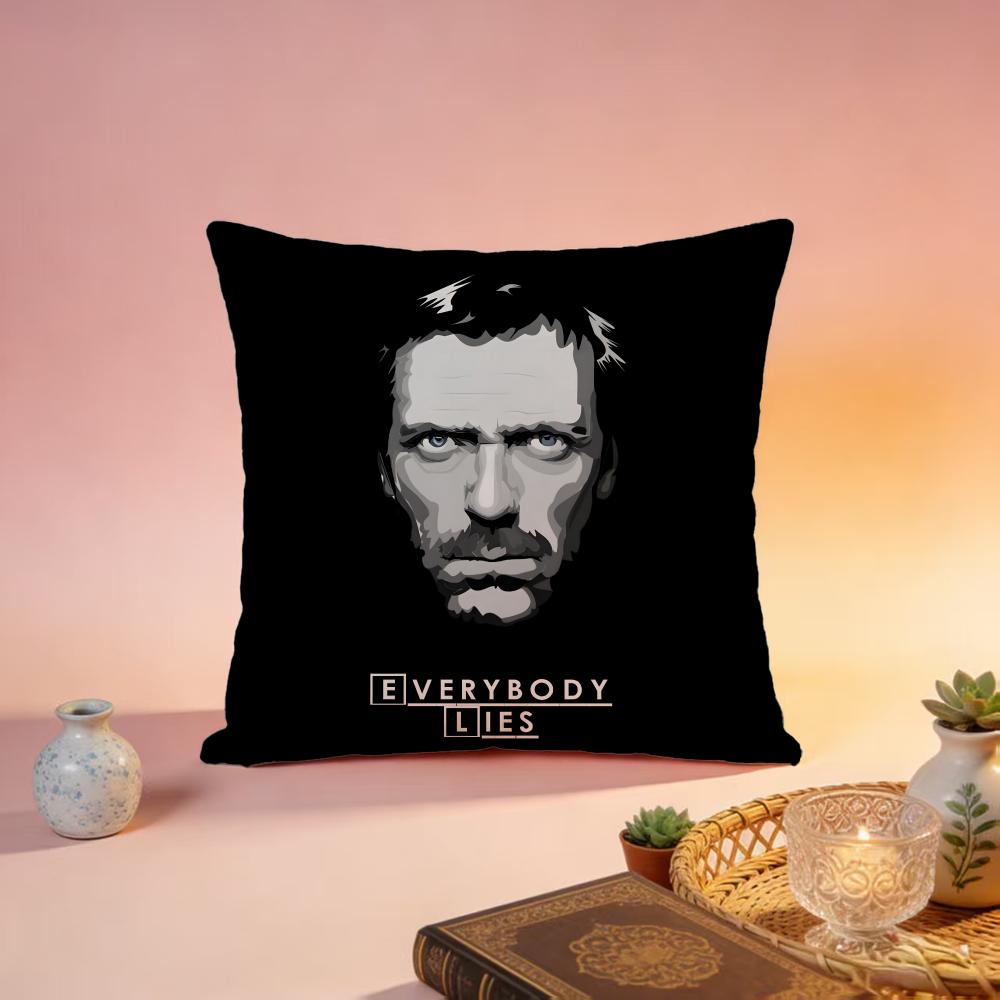 Fashion HHouseable Cushion Cover Premium SkinFriendly Pillow Case MultiPurpose for Home Office Travel