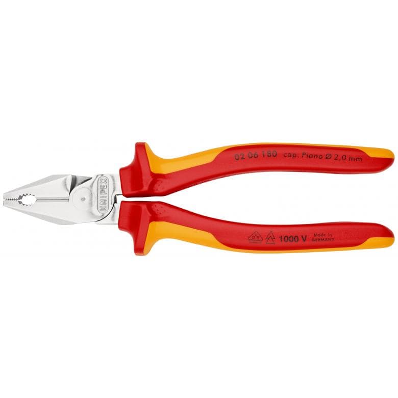 180Mm High Power Universal Pliers - Kn 02 06 180
