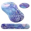 3pcs/set Memory Foam Mouse Pad Wrist Rest Support Mousepad Cup Holder Relieve Fatigue From Extended Computer Use
