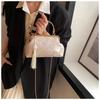 Chinese Style Embroidered Shoulder Bag Elegant Handbag Retro Small Square Bag Wedding Party Luxury Designer Women Evening Clutch