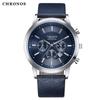 Брендовые часы CHRONOS, мужские часы, лучшие роскошные мужские часы, спортивные часы с автоматической датой