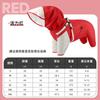 Pet Dog Raincoat 4-Leg Hooded Windproof Outdoor Jacket Small Medium Large Dogs PU Material Casual All-Season
