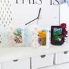 Acrylic Kpop Photocard Holder Rose Lily Flower Theme Heavy Duty Standing Mini Idol Photo Stand Picture Display Frame Table Decoration