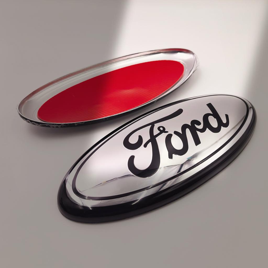 AJF1 forFord fiat Car Front Hood Emblem Bonnet Badge Rear Trunk Badge Car Front Hood Bonnet Badge 223x90mm Rear Trunk Emblem