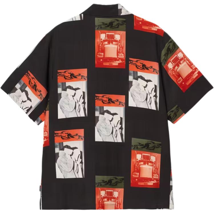 Carhartt WIP Свободный крой, принт по всей поверхности, удобная, простая рубашка с коротким рукавом, унисекс, I036290-3QQ-XX