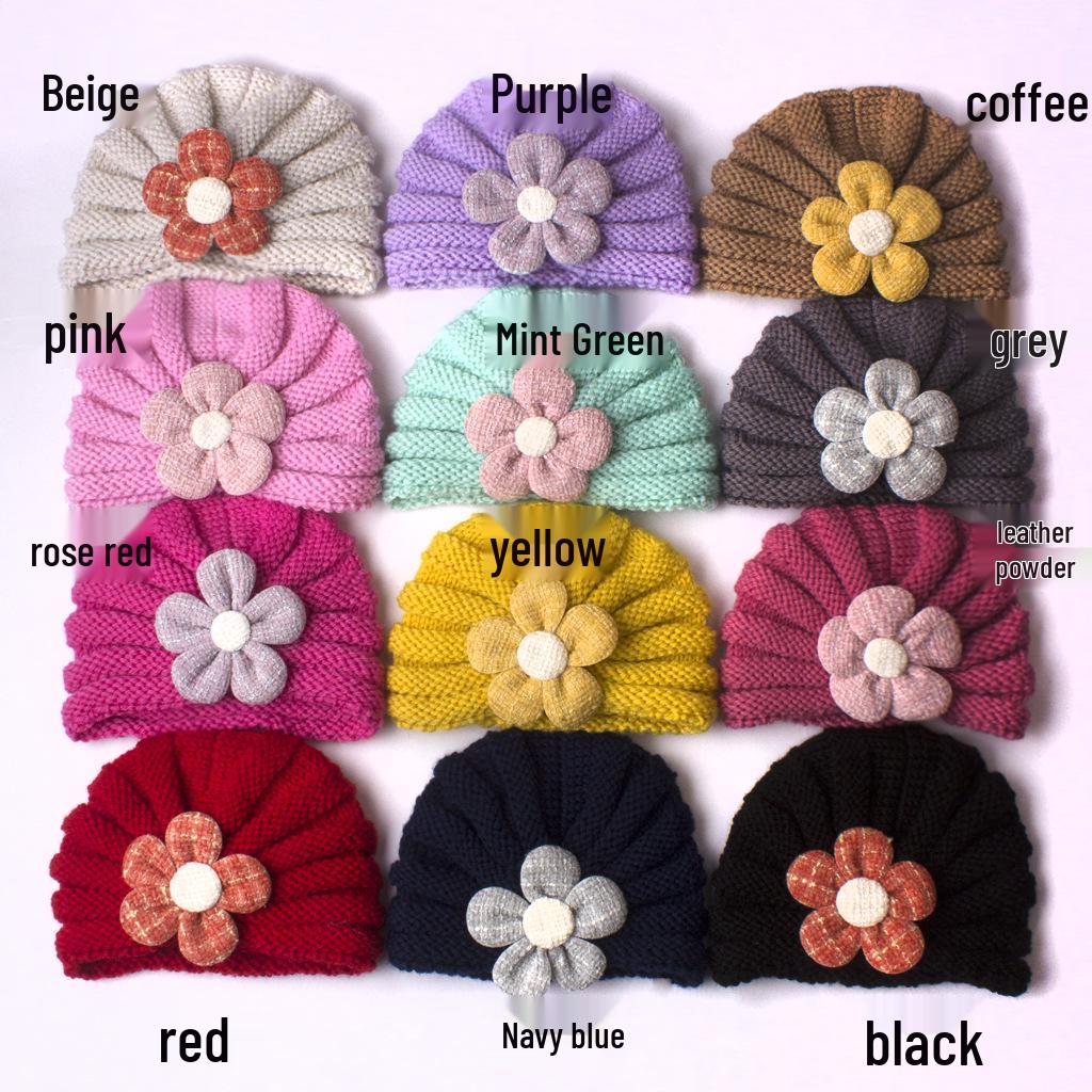 Вязаная детская шапка Осень/Зима: Теплая, ветронепродуваемая и удобная шерстяная шапка для детей