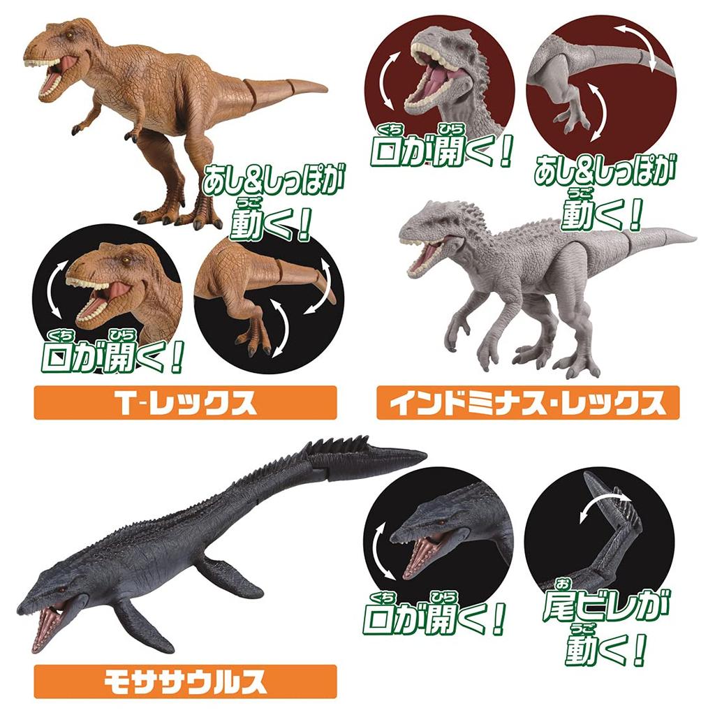 Takara Tomy Jurassic Battle of Isla Nublar Animal Dinosaur Realistic Moving Figure Toy for Ages 3 and Meets Toy Safety ST Mark Certified "Ania World