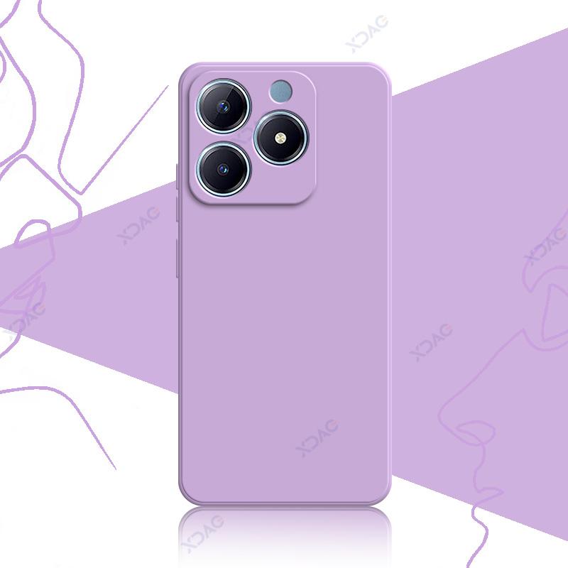 Чехол для мобильного телефона Realme C61 C63 4G Global Soft Luxury Square Liquid Silicone Cover RealmeC61 RealmeC63 Shield Bags