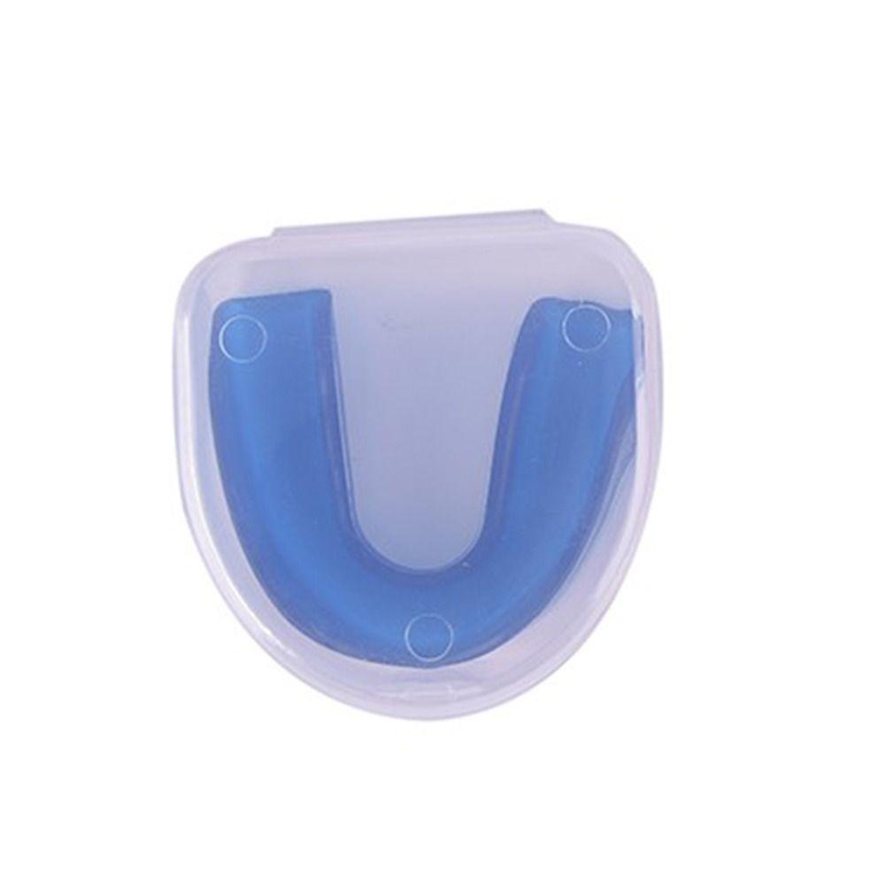 Boxing Karate Children Sports Mouth Guard Teeth Protector With Plastic Case Box Adults Mouthguard