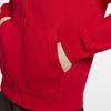 Nike Sportswear Club Fleece Hooded Zip-Up Long Sleeve Jacket Men Jackets University-Red BV2646-657