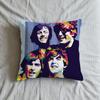 Подушка Полоса SN Чехол Мягкий Чехол Диван Рок Гостиная B-BbeatleS-ES Комната Дом Удобный Офис Декор Защитная Подушка
