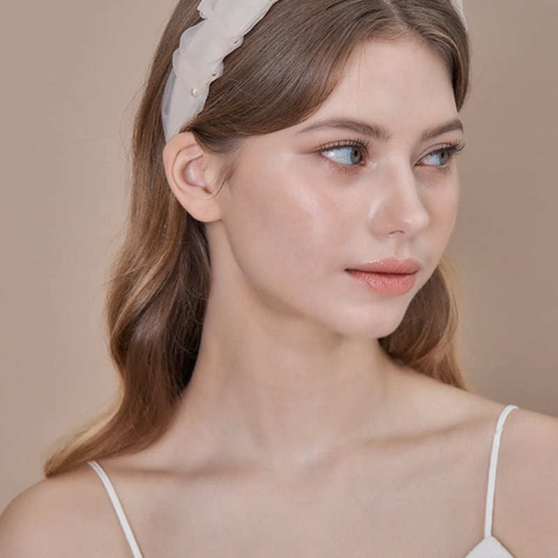 ELLEHAIR Блестящий жемчужный ободок для волос ELHB018