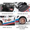 1/24 Scale 911 GT3 RSR Sports Diecast Car Model Toy, Pull Back Toy Vehicle with Sound and Light for Kids Toddler Boys Girls Gift Collection