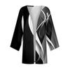 Women's Casual Fashion Caot Retro Printed Lightweight Medium Length Jacket Cardigan